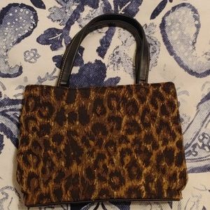 Animal print purse